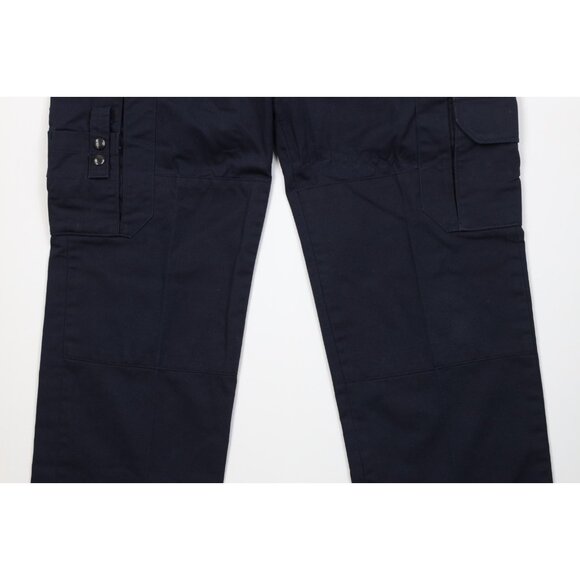 Vintage 90s Streetwear Mens 36x31 Faded Double Knee Tactical Uniform Cargo Pants - Picture 3 of 14